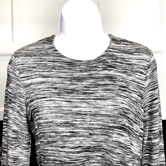 WHISTLES Ira Dress with Wrap Tie Waist in Grey Marl Size 6 - Picture 6 of 10